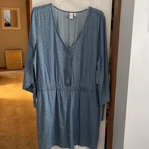 Cute light blue shorts romper